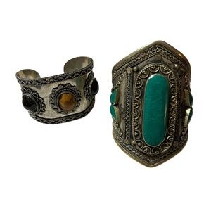 Handmade stone bracelet lot